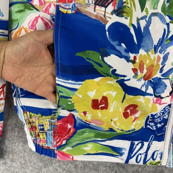 Polo Ralph Lauren Riviera Windbreaker Jacket Mens Large Packable Colorful Resort - Picture 3 of 16